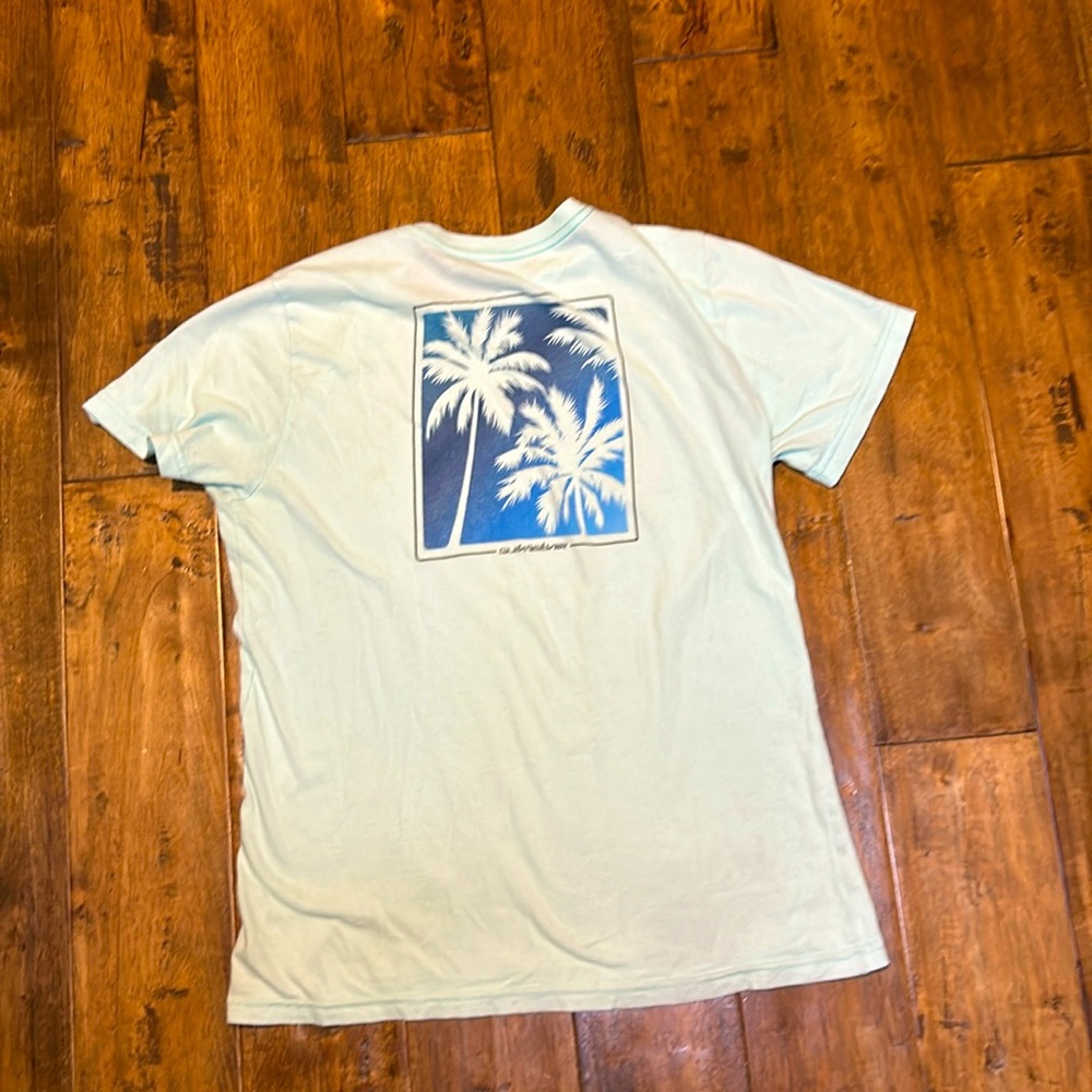 Light Blue Quicksilver Graphic Tee